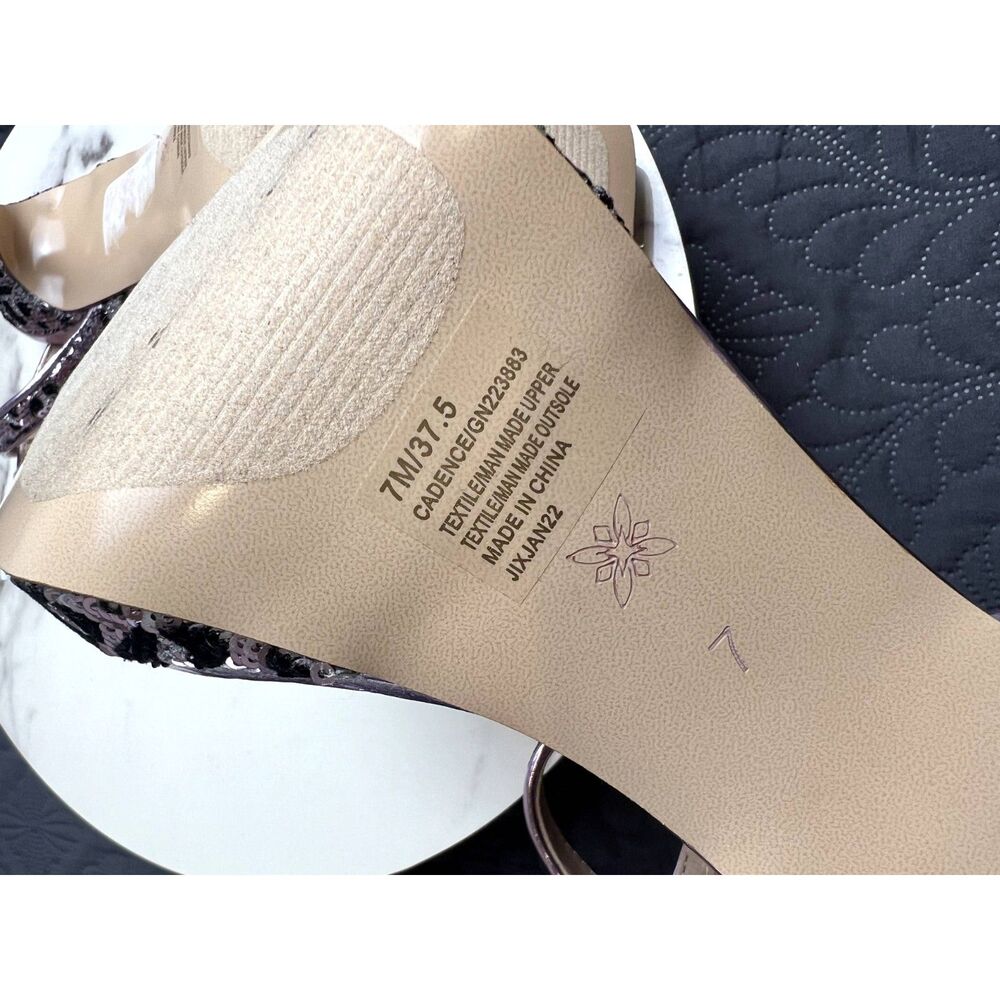 Bcbgeneration Cadence Sequin Platform Sandal Spec… - image 8